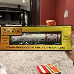 Rail King By Mth Red Rose Ice Cream 4-BAY Hopper Car Gauge White 30-75120. Fixed Price $45.00.