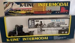 K-line Intermodal Big Rig Tractor Trailer New York City Container Die Cast 1/48. Fixed Price $39.98.