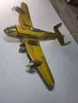 Large Vintage Marx Windup Airplane: Tin Litho Wwii Fighter Bomber. Fixed Price $155.00.