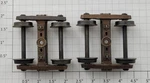 Ktm T-109 Sprung 2-RAIL Roller Bearing Truck Set. Fixed Price $40.00.