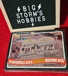 Vintage Model Train Bachmann Plasticville Usa Old West Building Kit Bank Store. Fixed Price $15.00.