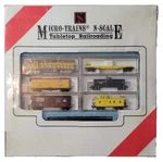 Mtl Table Top Union Pacific Emd GP38-2 Loco & 5-CAR Freight Starter Set. Fixed Price $249.95.