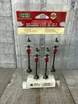 Lemax Gas Street Lamp Set Of Lighted Christmas Village House Accessory 24745. Fixed Price $17.00.