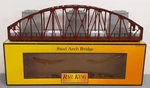 Mth 40-1031 Gauge 30 Inch Rust Colored Steel Arch Bridge W/ Piers Ln/box. Fixed Price $129.99.