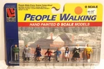 Life Like Trains Scale Hand Painted People Walking Figures Nip 1135 O4. Fixed Price $12.99.