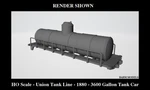 Ho - Union Tank Line 3600 Gallon Car (1880). Fixed Price $35.00.