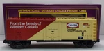 20-94028 Gauge Mthrrc 2002 Canfor Reefer Car #2102 Mt/box. Fixed Price $49.99.