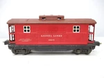 Lionel 2817 Caboose 1940 Red Heat Stamped Prewar Gauge X8126. Fixed Price $39.00.