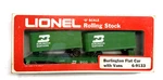 Vtg Lionel 6-9133 Burlington Northern W/trailer Vans Gauge. Fixed Price $44.99.