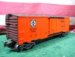 K-line K-75033 Santa Fe, Sfrd, "super Chief" Single Door Map Car Reefer. Fixed Price $11.99.