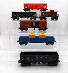 Lionel Vintage Assorted Freight CARS:6476,6017,6456,3456,X3464 & 6162-110. Fixed Price $52.24.