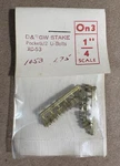 Grandt Line XC-53 ON3 Scale D&rgw Stake Pockets 2 U-bolts Rio Grande Nos. Fixed Price $23.95.
