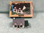 Vintage 1970 Plasticville Cape Cod House #2617-100 With Box. Fixed Price $11.99.