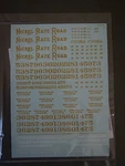 Nickel Plate Road (nkp) Yard And Small Engine Decals, O-scale. Fixed Price $19.99.