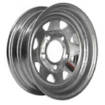 American Tire 20134 12" Wheel 5 Hole Galvanized Spoked. Fixed Price $80.72.