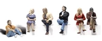 Woodland Scenics 2759 Scale Accents People Sitting PKG(6). Fixed Price $26.99.