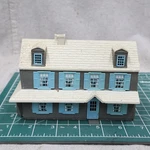 Atlas Scale Home Series Historic Model House Kit #602 Assembled. Fixed Price $27.20.