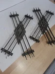 Prewar Bing Gauge - (3 Rail) Crossover Section Set Of 2 #1. Fixed Price $24.95.