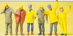 Preiser 68214 1/50 Scale Figures Modern Workmen W/outdoor. Fixed Price $39.99.
