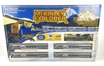 Bachmann Mckinley Explorer Ho Train Set Alaska GP40 + Dome Cars Never Opened. Fixed Price $220.00.