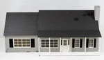 6-34113 Large Suburban Home 2 Story Ogauge House Lighted Lionelville Gray. Fixed Price $34.95.