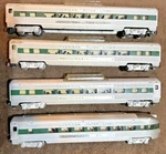 American Flyer K5364W Set (4) Green Coaches #960 962 Ex+ Superb!. Fixed Price $399.50.
