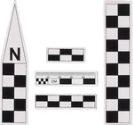 Mini North Arrow And Scale Set. Fixed Price $25.25.