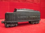 Lionel Postwar O27 Gauge Whistle Tender 2466W W/ Flying Shoe Trucks. Fixed Price $52.50.