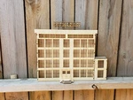 Scale Furniture Store Warehouse Flat Railroad Train Building ON30 Kit. Fixed Price $60.00.