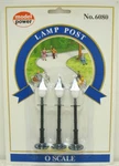 Model Power 6080 Round Frosted Lamp Posts (pack Of 3). Fixed Price $6.99.