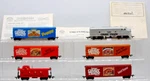 1986 Bachmann Gaines Gravy Train Theme Ho Gauge Set 5 Cars, Lighted Locomotive. Fixed Price $157.49.