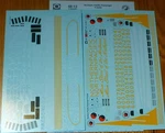Microscale Decal #48-13 (2 Sheet Set) Northern Pacific Passenger F-unit. Fixed Price $11.75.
