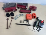 Lionel Rail Blazer Train Cars Tracks Accessories Vintage Untested. Fixed Price $50.00.