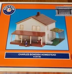 Lionel 6-24140 Charles Bowdish Homestead Model Railway Gauge Building Nib. Fixed Price $109.95.