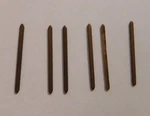 Lot Of 6 Lionel 31-15 Original Rail Pins Super-o. Fixed Price $6.00.