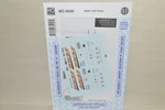 Ho Decals Microscale MC-5040 Bnsf Ry Lng Locomotive Fuel Tender Tank Car. Fixed Price $5.00.