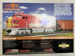 Ho Mth Rtr Proto 3.0 Santa Fe F3 Freight Set (wireless) - Vg Tested. Fixed Price $174.99.