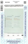 Microscale 60-4168 Commercial Vehicle License Plates 1970-95 Decal Set. Fixed Price $6.75.