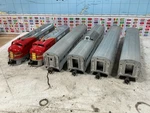 Lionel No. 2190W Diesel-engine-set Santa Fe 4 Passenger Cars Gauge. Fixed Price $1699.95.