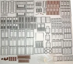 Tichy 2050 Structure Part Assortment (styrene) (200). Fixed Price $65.57.