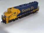 Ho Scale Atlas Santa Fe. GP-40 Diesel 3700 #7031 Dc Locomotive In Box. Fixed Price $44.98.