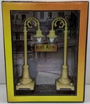Mth 30-1067 Scale #59 Cream Gooseneck 2-LAMP Set Nib. Fixed Price $30.79.