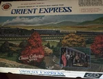 Bachmann Ho Gauge Orient Express Analog Train Set Steam Loco Track Power Pack. Fixed Price $160.00.
