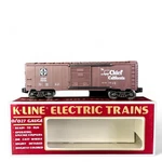 K-line Electric Trains-santa Fe Sf Box Car Map #8 K64238 1992 "O/O27" Gauge Nib. Fixed Price $37.26.