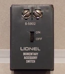 Lionel Modern No. 6-5902 Momentary Accessory Control Switch -nice, Tested. Fixed Price $19.50.