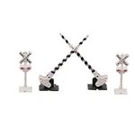Bachmann 42200 Ho Scale (12PC) Crossing Signals & Gates. Fixed Price $13.28.