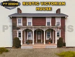 Scale Rustic Victorian House Building Flat/front Factory Mth Lionel. Fixed Price $22.99.