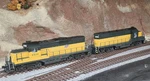Ho Walthers GP9 Locomotives (pair) Dc Only Chicago & Northwestern. Fixed Price $125.00.