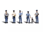New Woodland Scale Policeman Train Figures A2736. Fixed Price $28.99.