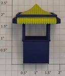 Lionel 24172-108 Plastic Balancing Man Ticket Booth. Fixed Price $7.50.